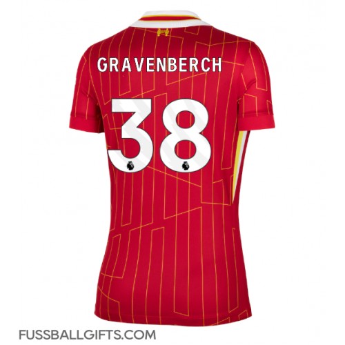 Liverpool Ryan Gravenberch #38 Fußballbekleidung Heimtrikot Damen 2024-25 Kurzarm